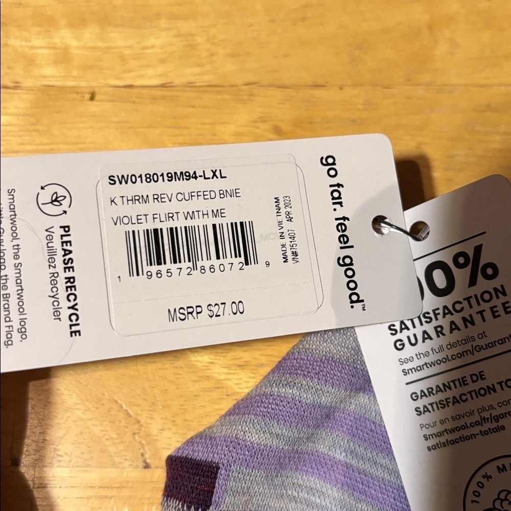 SMARTWOOL THERMAL BEANIE - Picture 2 of 3